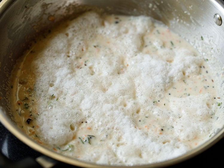 fruit salt added to rava idli batter. 