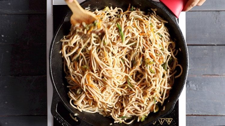 Veg Noodles Recipe (Vegetable Noodles) - Swasthi's Recipes