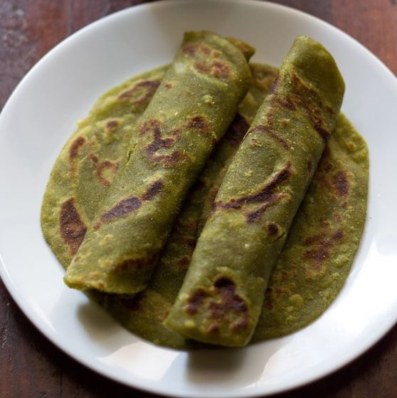 Aloo Palak Paratha