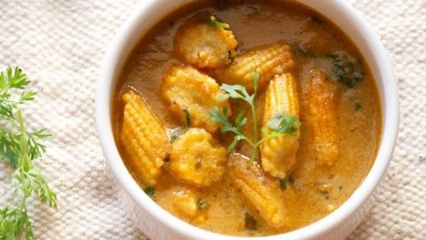 Baby Corn Stew Recipe