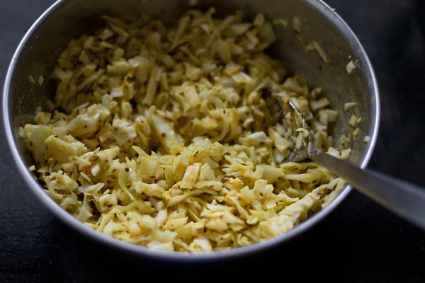 cabbage kofta recipe mixture