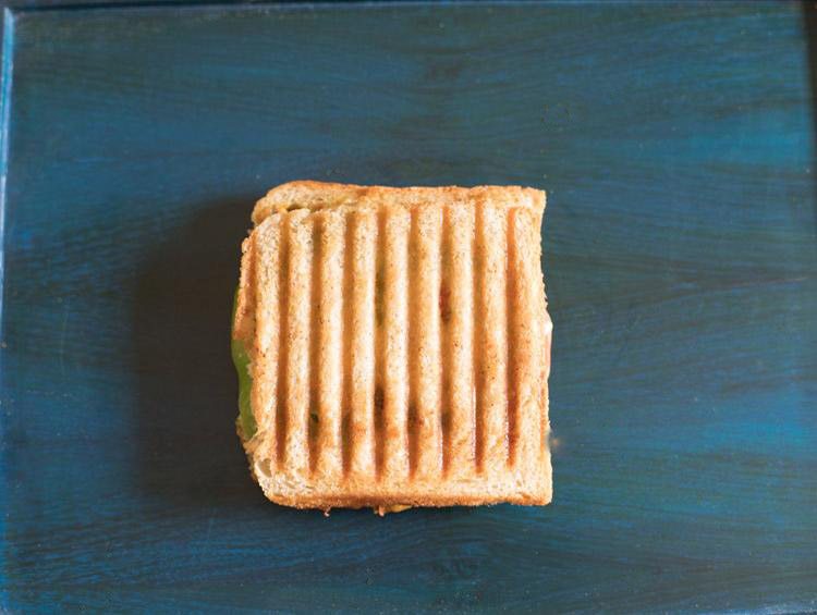 toasted chana sandwich.