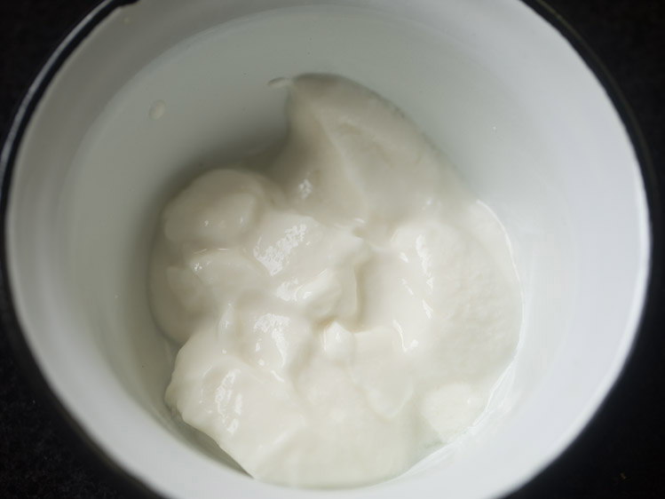 curd in a bowl