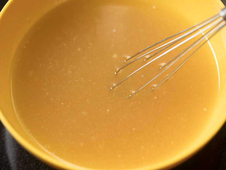 mixing butter with water