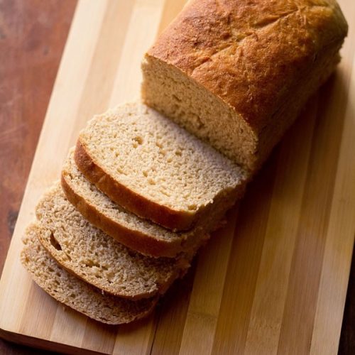 100% whole wheat bread recipe, atta bread recipe