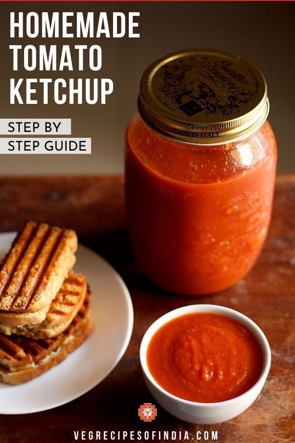 Tomato Sauce Tomato Ketchup » Dassana's Veg Recipes