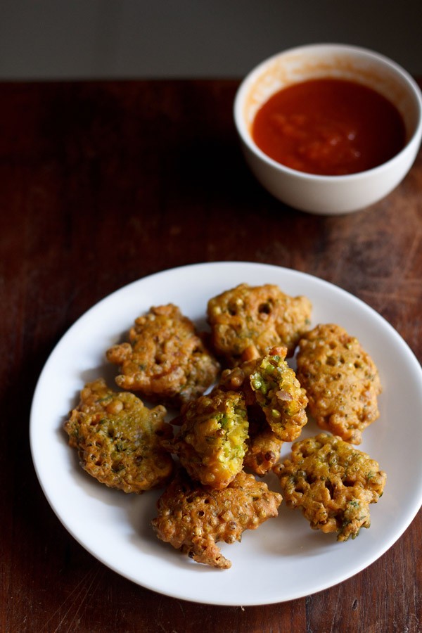 hurda bhaji recipe, hurda pakora recipe