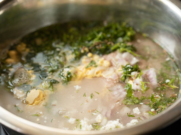 Added buttermilk and water