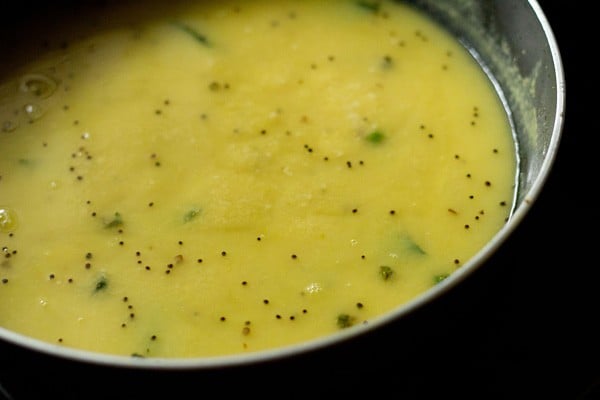 water for Maharashtrian amti dal recipe