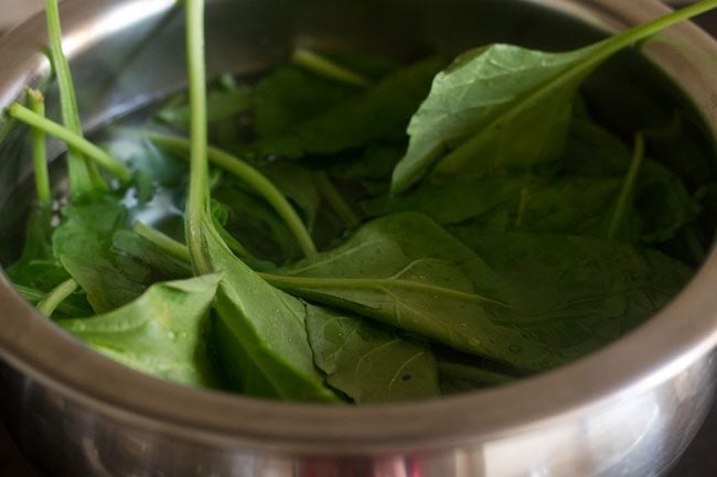 palak corn recipe