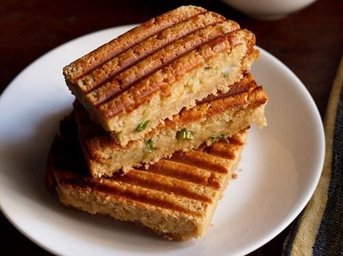 aloo masala grilled sandwich recipe