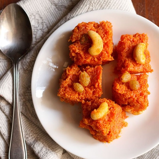 carrot halwa with milkmaid gajar halwa with milkmaid or condensed milk