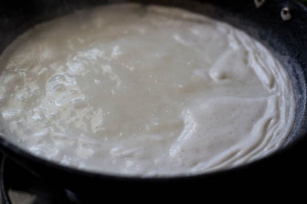 boiling milk mixture. 