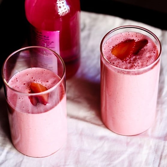 Refreshing Strawberry Lassi - Piping Pot Curry