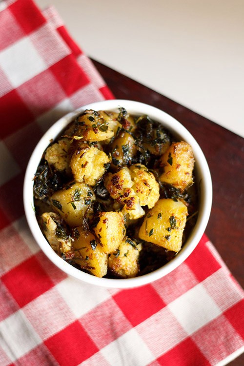 aloo gobi methi tuk recipe
