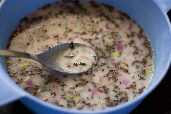 onion rava dosa batter. 