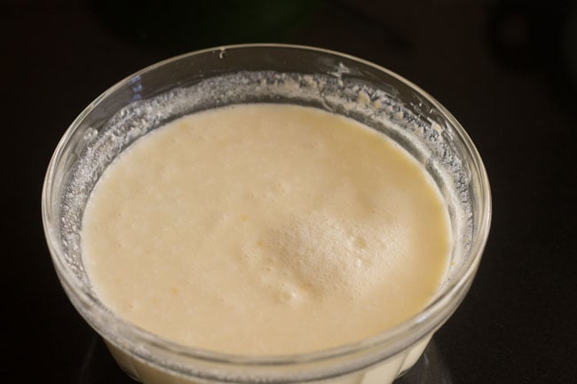 prepared maharashtrian kadhi mixture. 