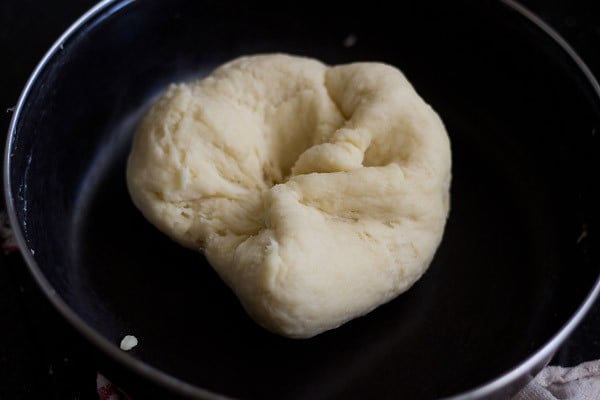 kneading karanaji dough