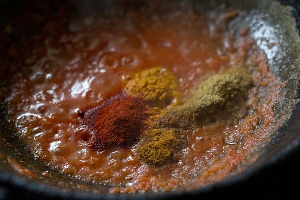 add spice powders