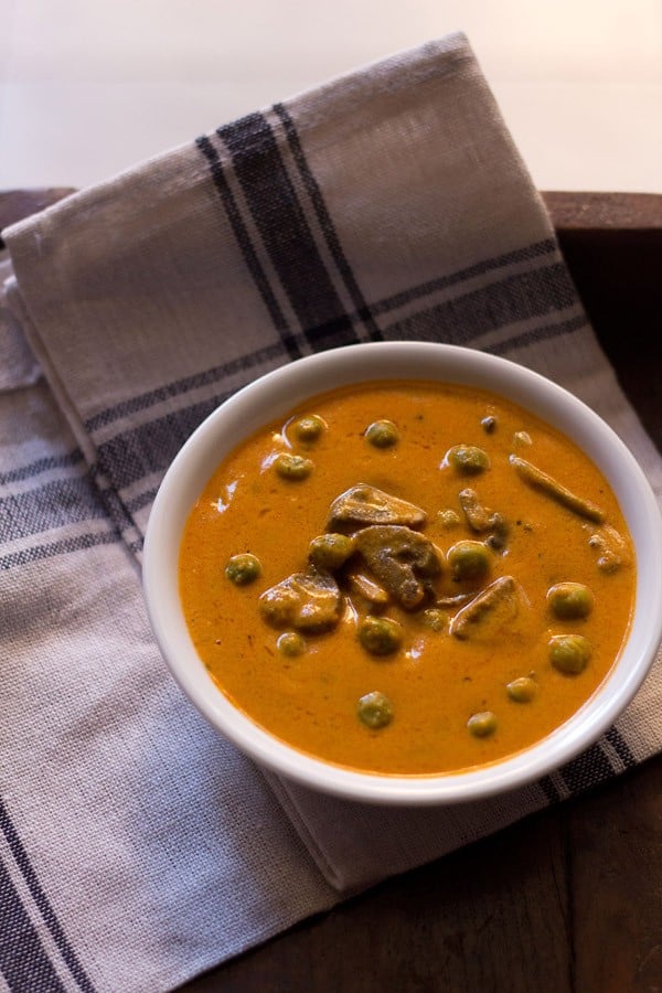 mushroom matar youtube recipe make matar makhani how mushroom mushroom recipe, matar to