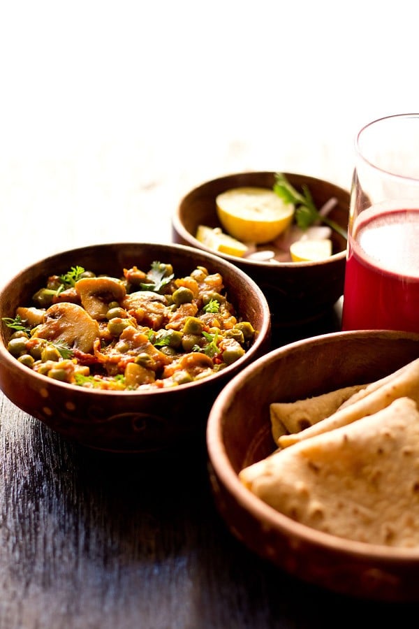 matar mushroom served in a dish.