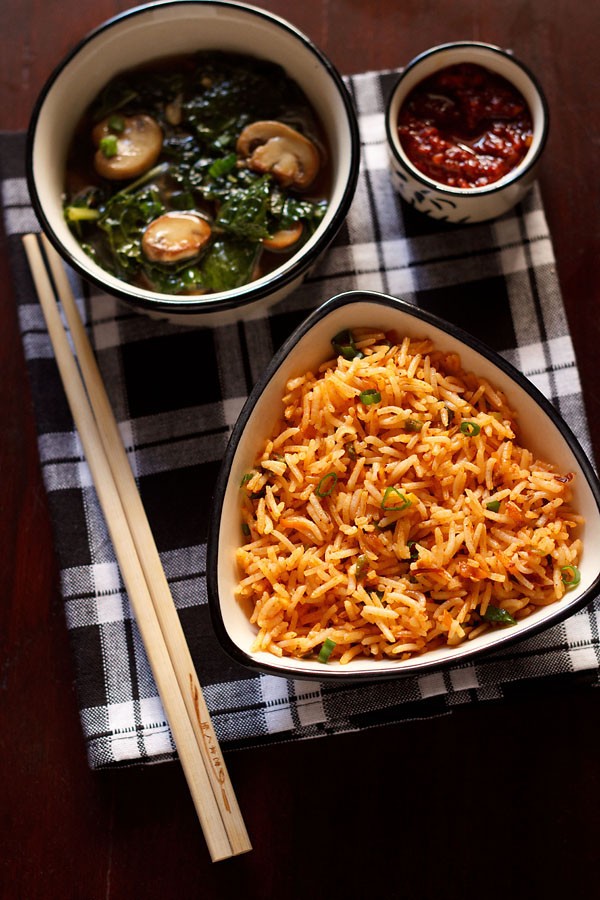 schezwan fried rice recipe, veg schezwan fried rice recipe