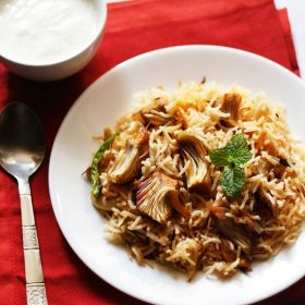 jackfruit pulao, kathal pulao