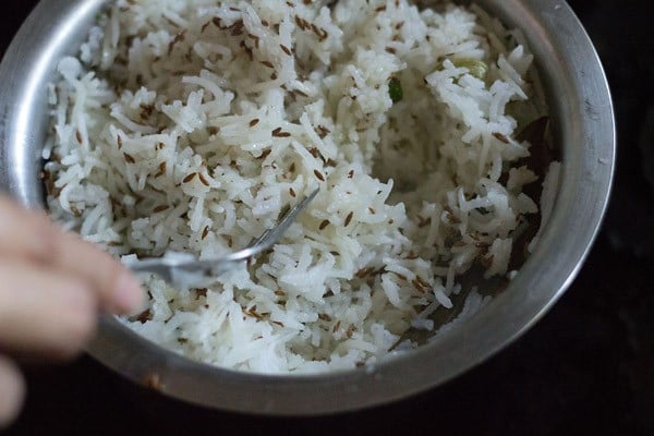 making jeera rice recipe