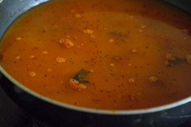 Stir ingredients into stock until evenly mixed. 