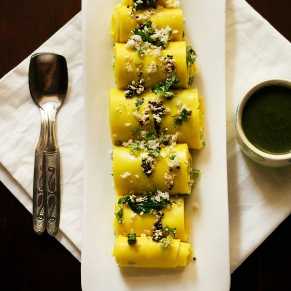 Khandvi Recipe » Dassana's Veg Recipes