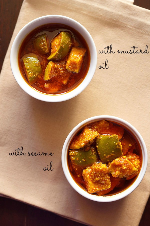 gujarati mango pickle recipe | gujarati methia keri pickle ...