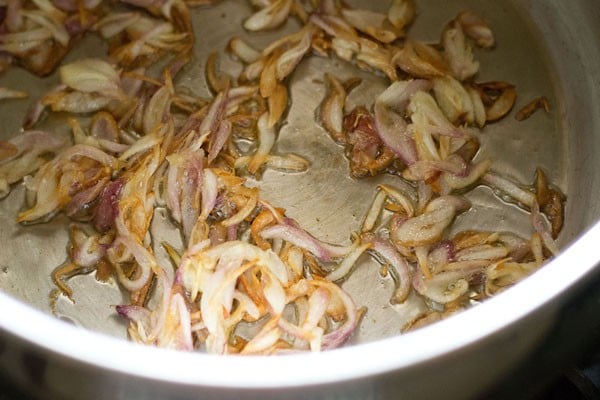 sauteed onions in the cooker