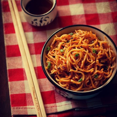 schezwan noodles, schezwan noodles recipe