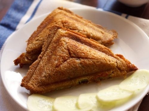 Veg Cheese Toast Sandwich With Mix Veggies Dassana S Veg Recipes Veg Cheese Toast Sandwich With Mix Veggies Dassana S Veg Recipes