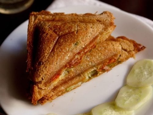 veg cheese toast sandwich recipe