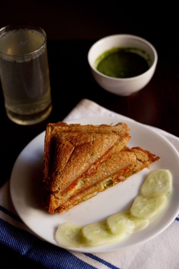 Veg Cheese Toast Sandwich