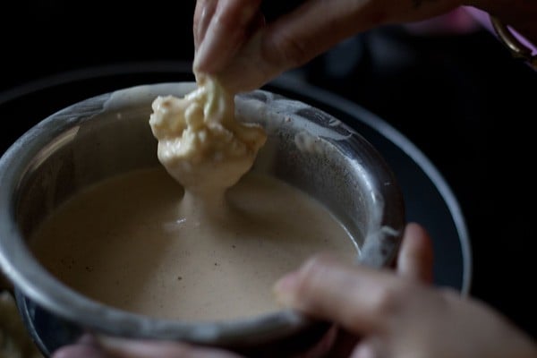 gobi dipped in batter 