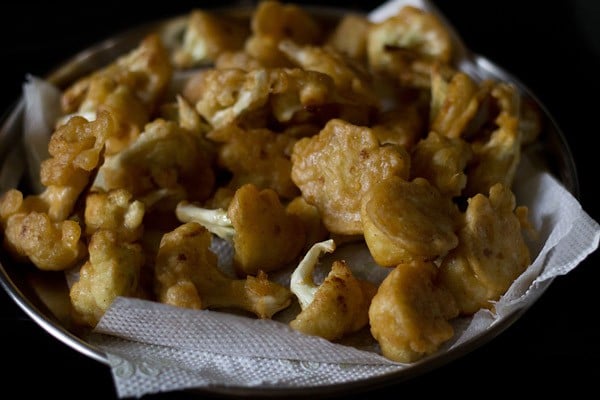  gobi manchurian on paper towels