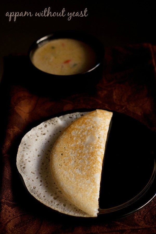 appam recipe with out yeast, appam recipe