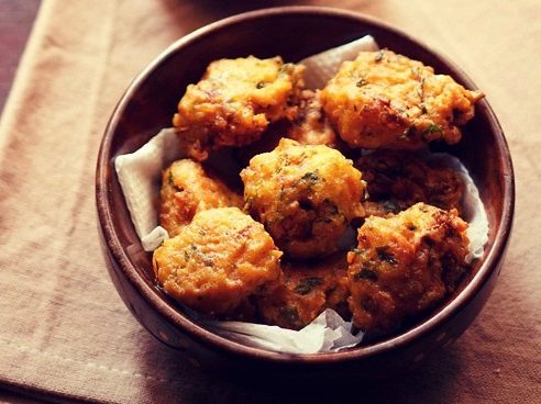 rice pakora recipe