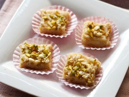 paneer barfi recipe