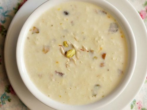 paneer kheer recipe
