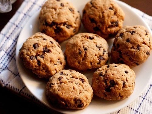 eggless chocolate chip cookies recipe