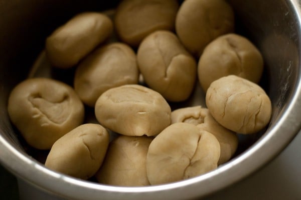 dough balls in a bowl