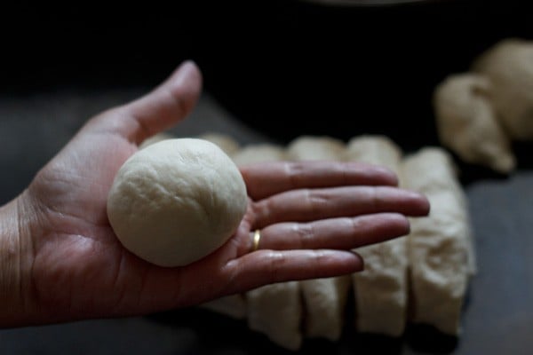 rough pav dough ball - pav recipe