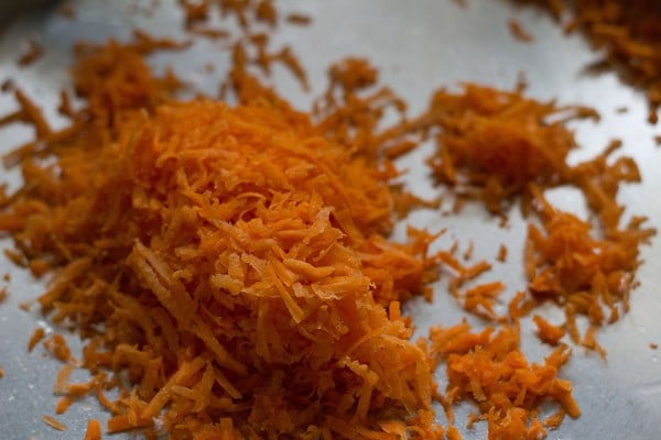 grated carrots