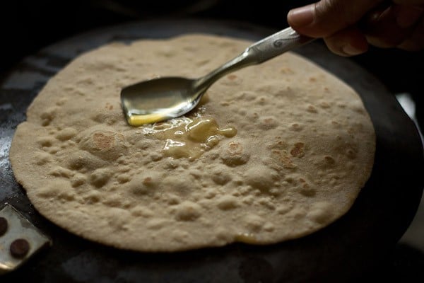 oil on roti