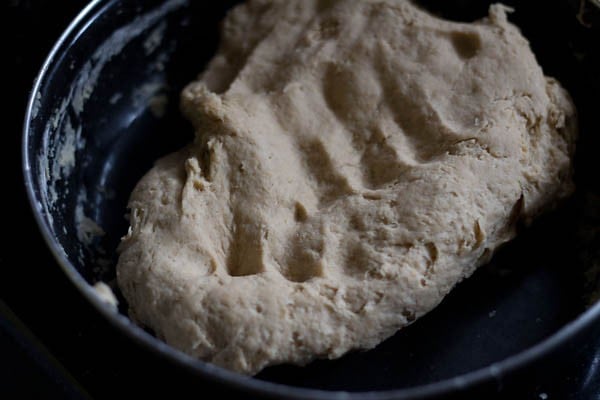 knead butter naan dough