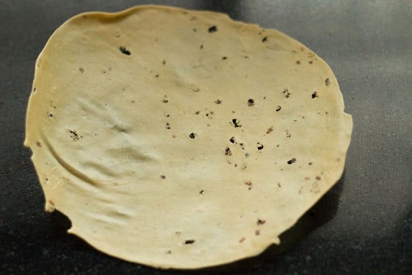 papads for masala papad. 