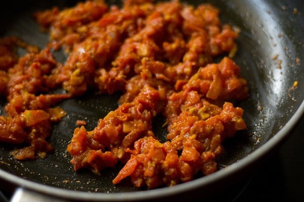 sautéing tomatoes. 